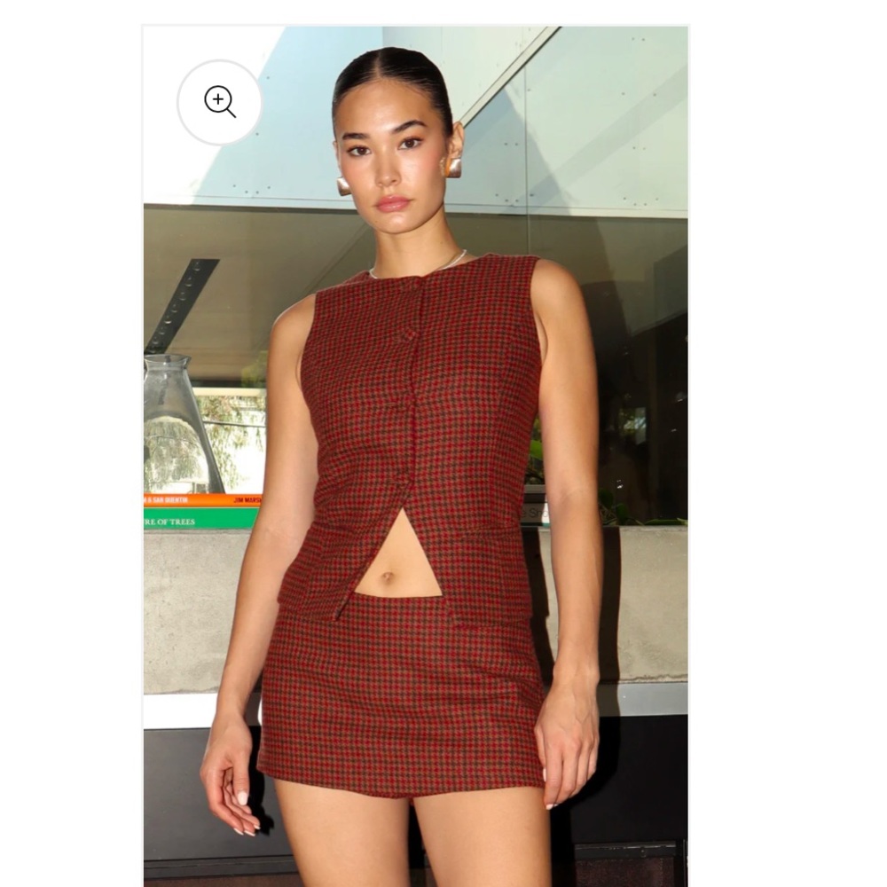 BRAND NEW Bailey Rose Cinnamon Plaid set